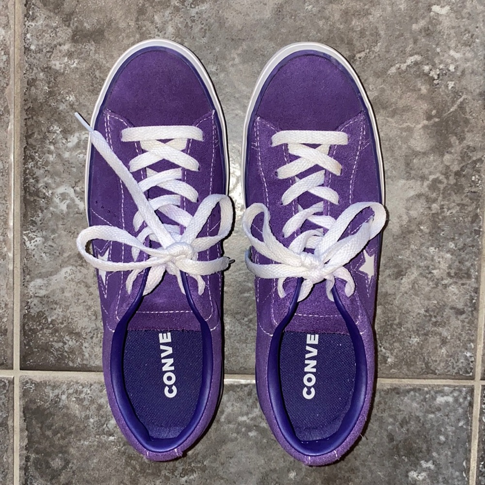 One Star Purple Converse